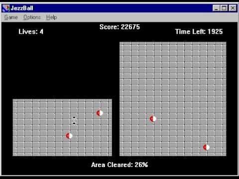 ४. जेझबॉल (Jezzball):