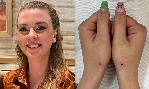 या टॅटू आर्टिस्टने हातावर L आणि R का गोंदवून घेतलं आहे ??