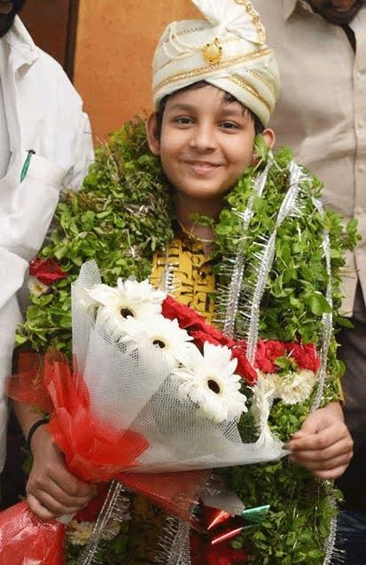 ११ व्या वर्षी १२ वी पास!!