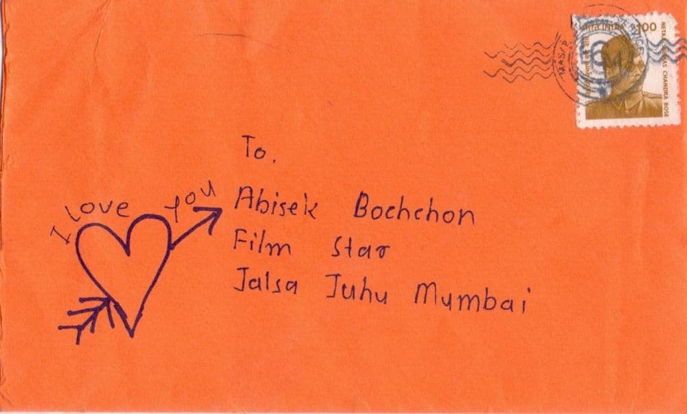 या मुलीने लिहिलंय चक्क अभिषेक बच्चनला प्रेम पत्र !!!