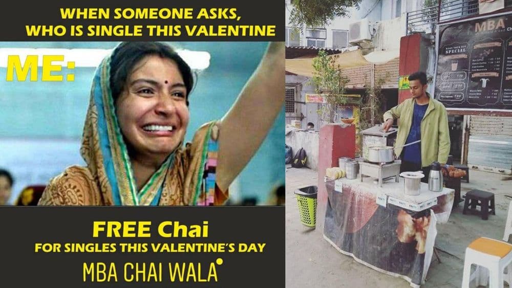 फ्रांड्स सिंगल आहात ? मग ‘चाय पिलो’...व्हॅलेंटाइन डे ला सिंगल लोकांना मिळणार फ्री चहा !!