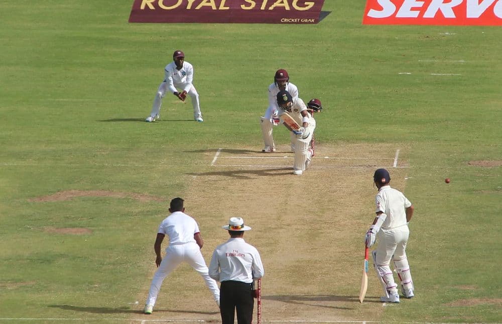 Ind vs WI टेस्ट 1 दिवस 1: सुनंदन लेले अँटिगाहून