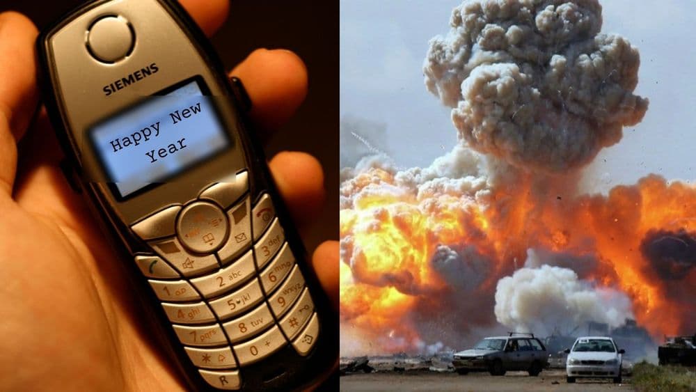 'हॅपी न्यू इयर' च्या मेसेजने रोखला आत्मघातकी हल्ला आणि कित्येक प्राण वाचले!!