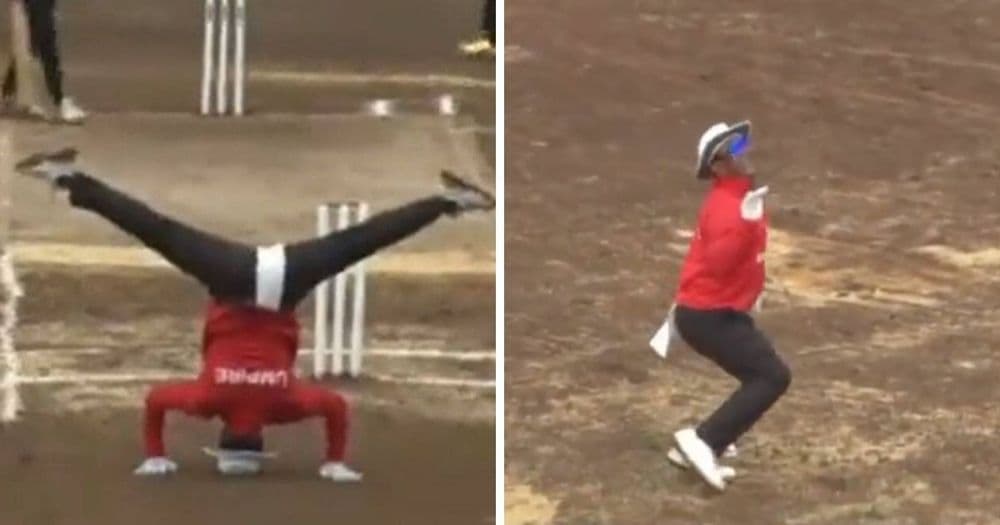 पुरंदर प्रिमिअर लीगचे हे अंपायरराव कशामुळे फेमस झालेत ते तर पाहा!!