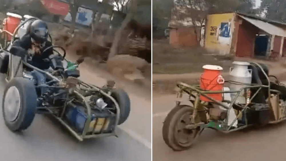 हा दूधवाला फॉर्म्युला-१ कारने दूध घालायला जातो? प्रकरण भारतातलंच आहे, एकदा पाहून घ्या!!