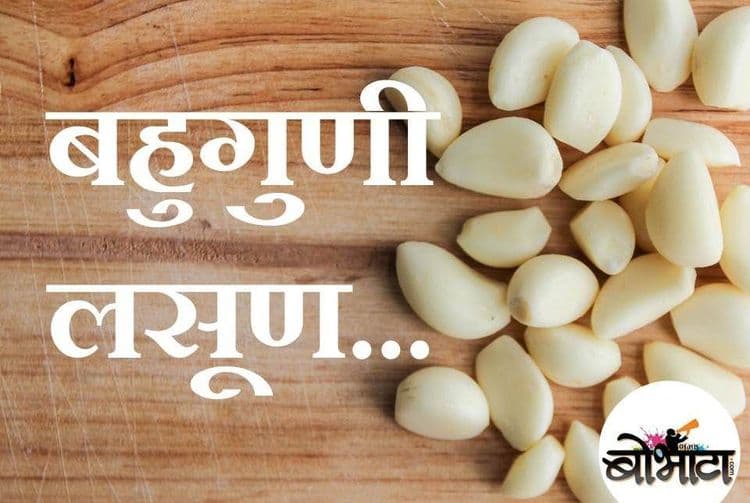 लसणाचे पाच औषधी गुणधर्म !!