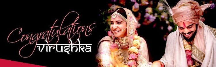 अभिनंदन विरुष्का.. पाहा इटलीत झालेल्या विवाहसोहळ्याचे फोटो..