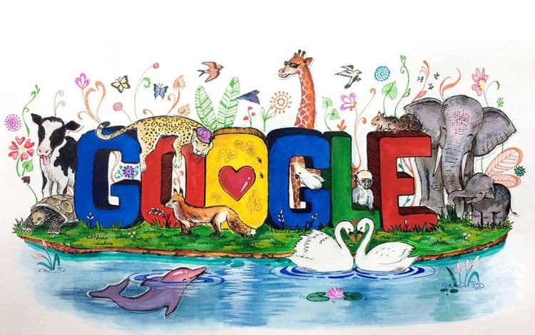 4. नववी ते दहावी गटात ध्वनित नागर याने बाजी मारली. तो मुंबईच्या स्वामी विवेकानंद स्कूलचा विद्यार्थी आहे. त्याच्या डुडलचे नाव ‘अनिमल्स इंस्पायर मी’ असे आहे.