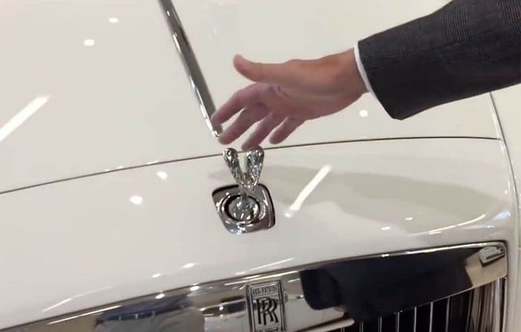 रोल्स-रॉइसचा लोगो चोरण्याचा प्रयत्न केला तर काय होतं माहित आहे का ? पाहा हा व्हिडीओ !!