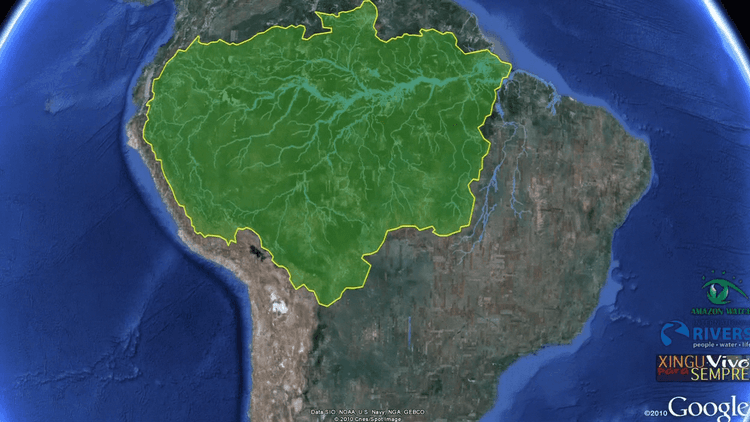 १. अमेझॉनचं क्षेत्रफळ