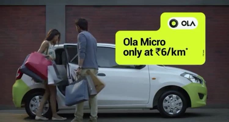 का घ्यावी लागली ओलाला जाहिरात मागे?