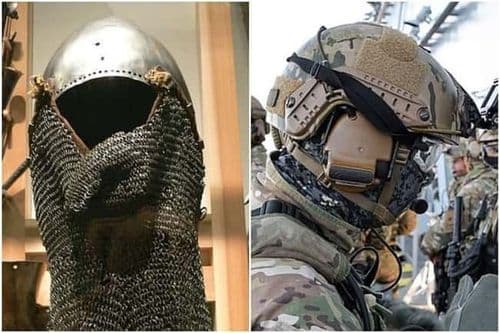 युद्धात वापरण्याची शिरस्त्राणे