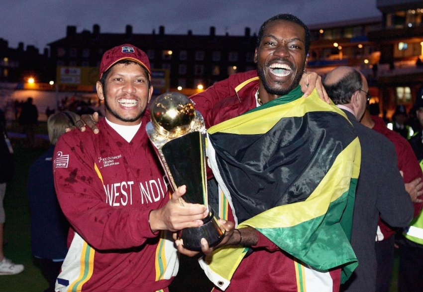 Chris Gayle Ramnaresh sarwan